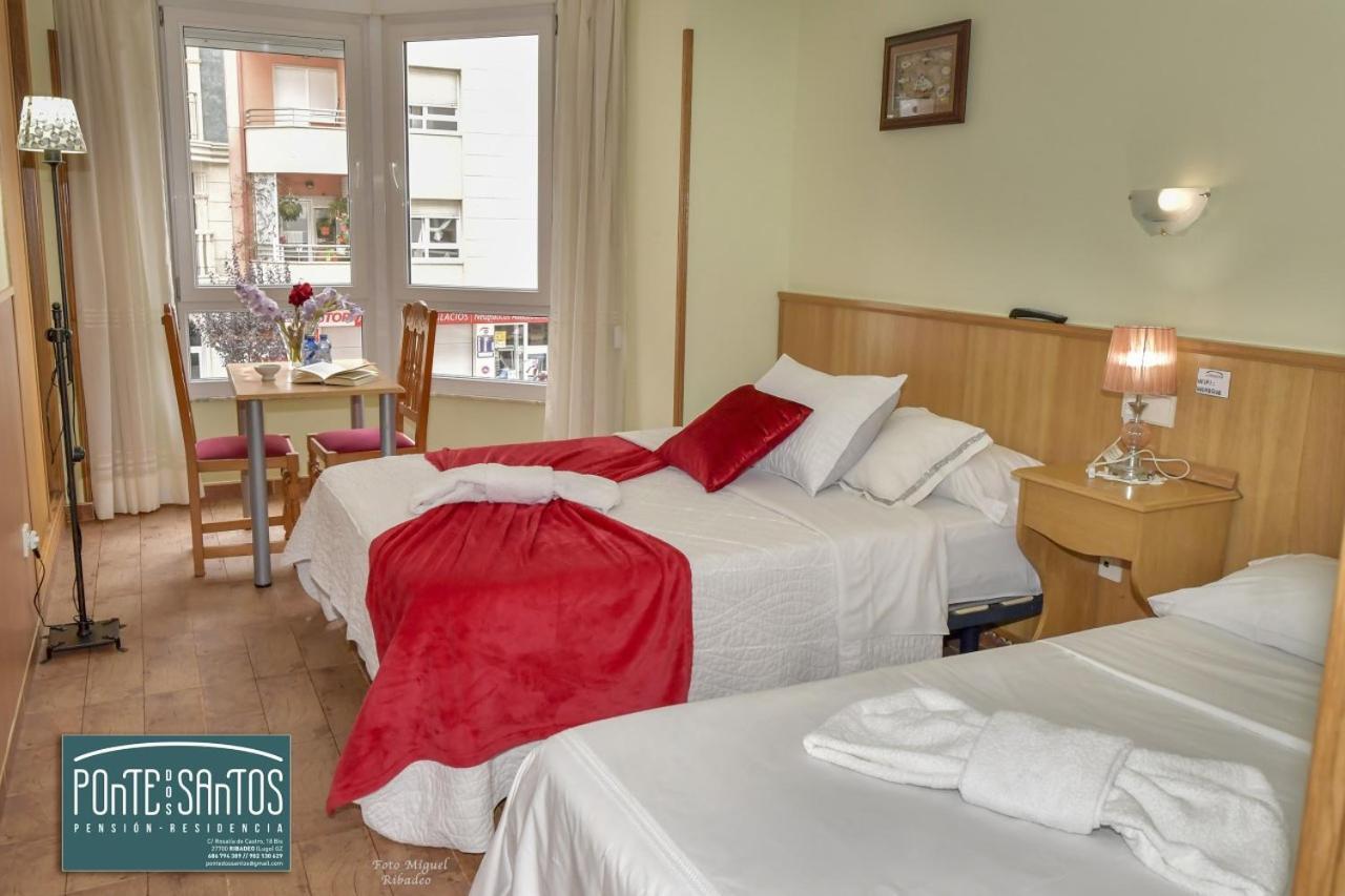 Hostal Ponte Dos Santos Ribadeo Exteriör bild